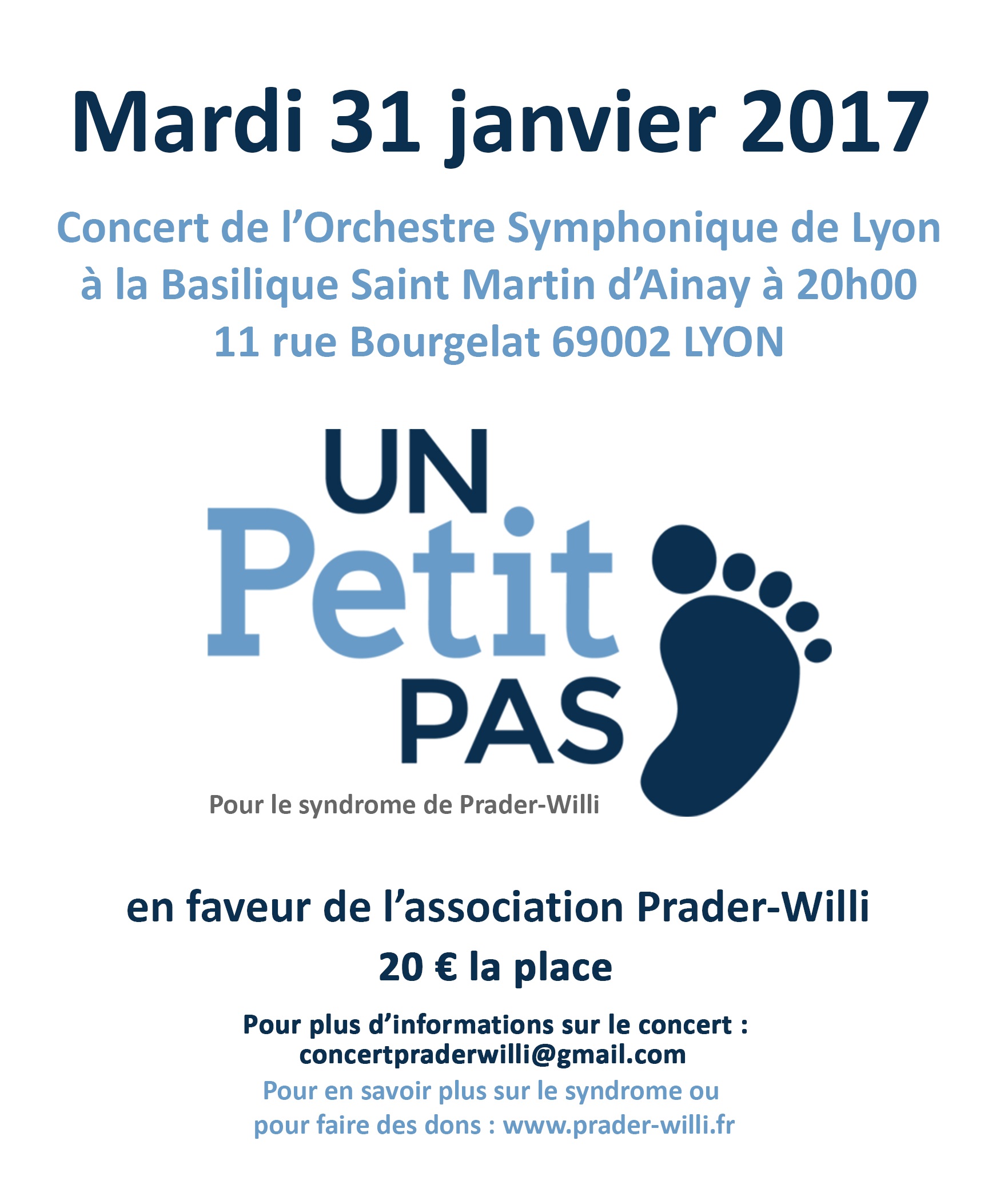 Franergie, partenaire d’un concert en faveur de Prader-Willi